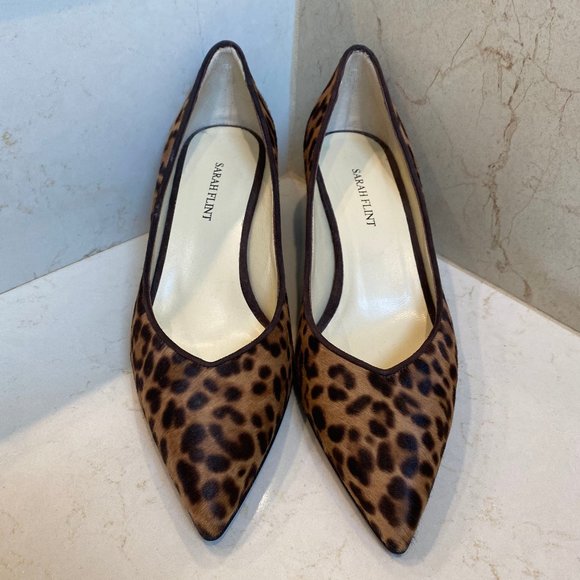 Sarah Flint Shoes - NWB Sarah Flint "Emma" Leopard Pump